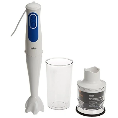 Immagine di Braun MQ3020WH Mixer Ad Immersione, 700 Watt, Bianco/Blu