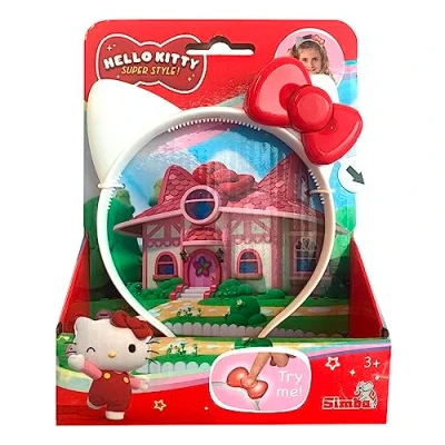 Immagine di Simba Hello Kitty Cerchietto per Capelli, con Luce e Suono, 16 cm, dai 3 Anni Colore: Rosso, 4006592088897