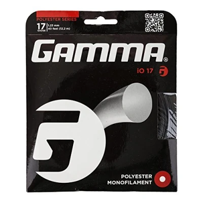 Immagine di Gamma Sports io 17 g Tennis String Set, 40 &#039;, Nero