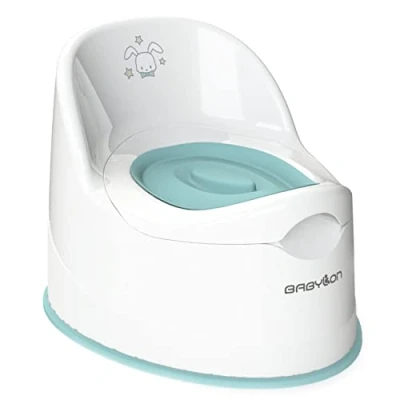Immagine di BABYLON Vasino per bambini con coperchio Giant anti scivolo wc, colore: Bianco