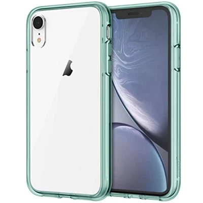 Immagine di JETech Custodia per iPhone XR 6,1&quot;, Anti Ingiallimento Cover Case con Assorbimento degli Urti (Verde Notte)