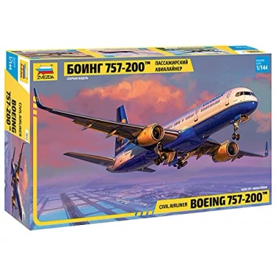 Immagine di Zvezda 7032 Boeing 757 200, Scala 1/144, Plastic Model Kit