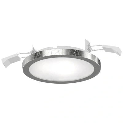 Immagine di LightMe LM85665 Aqua Lampada LED da incasso (monocolore) 6 W Foglia argentata (lucida)
