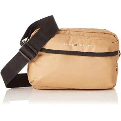Immagine di Tommy Hilfiger Borsa a Tracolla Uomo TH Skyline Camera Bag Piccola, Verde (Classic Khaki), Taglia Unica