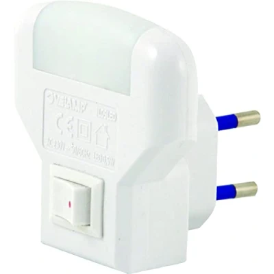 Immagine di Velamp Punto luce LED (colore:bianco) con interruttore TWILIGHT IL09