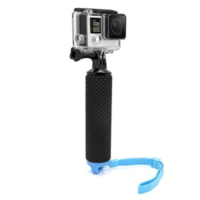 Immagine di MyGadget Bastone Galleggiante per Action Camera Impugnatura Impermeabile Braccio Hand Grip GoPro Hero 10 9 8 7 Xiaomi Yi Insta360 Blu