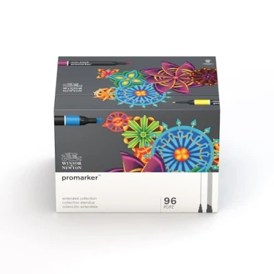Immagine di Winsor &amp; Newton ProMarker Big Set da 96 Pennarelli