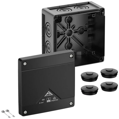Immagine di Spelsberg 40600001 Cassetta di derivazione (L x L A) 127 75 mm Nero IP66, IP67, IP69 1 pz.