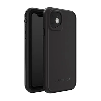 Immagine di Otterbox cover per iPhone 11 LifeProof Fre, resistente a acqua (IP68), shock, sporco e cadute fino 2 metri, sottile con protezione schermo integrata, Nero