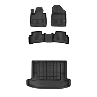 Immagine di FROGUM ProLine 3D Esclusivi Tappetini auto in gomma e vasca baule bagagliaio su misura per Hyundai Tucson IV dal 2020 I bordi più alti