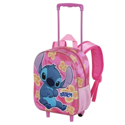 Immagine di Karactermania Lilo and stitch CUTE Small WITH Wheels Trolley per bambini, Taglia: One Size, pink