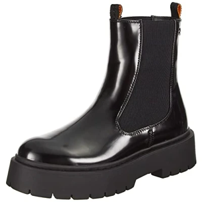 Immagine di Gioseppo Kraubath Stivaletti con plateau, Donna, Taglia: 40, Black Finta pelle / tessuto