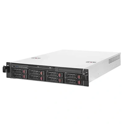 Immagine di SilverStone Technology SST RM22 308 Server con montaggio a rack, supporta 8 unità SAS/SATA HDD/SSD da 2,5&quot;/3,5&quot; interfaccia Mini SAS HD SFF 8643 12 Gbps