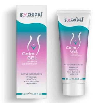 Immagine di 50 ml GYNEBAL CALM Gel Intimo idratante e lenitivo con COMPLESSO PROBIOTICO PREBIOTICO IALURONICO DIsagio dell&#039;area intima delle donna, prurito, sechezza, etc Uso esterno