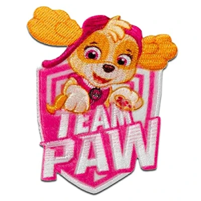Immagine di Paw Patrol Team Skye Toppe termoadesive Patch Toppa ricamate