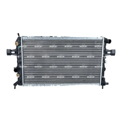 Immagine di NRF 55351A Radiatore motore Alluminio 600 366 42 Alette di raffreddamento montate meccanicamente OPEL: Astra G Caravan, Zafira A, CC