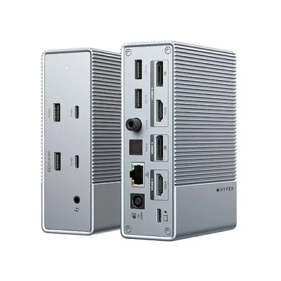 Immagine di Hyper Gen2 15 in 1 USB C Docking Station silver HDG215 EUZ