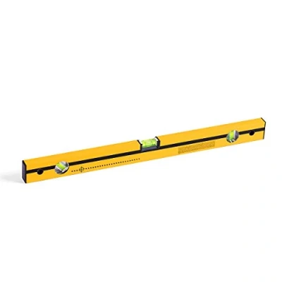 Immagine di HARDY WORKING TOOLS Livelle a bolla, Orizzontale , Verticale Angolo Bolla Misurazione, Lunghezza 60cm, Serie 42, Giallo, A0730 421000