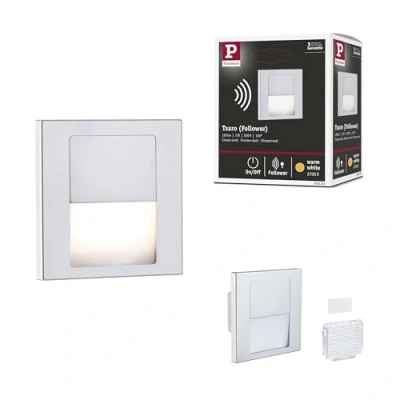 Immagine di Paulmann 80000 LED Tsaro Lampada da incasso a parete (monocolore) 1 W Cromo (opaco)