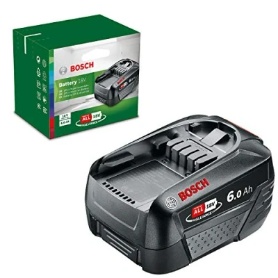 Immagine di Bosch Batteria PBA 18V 6.0Ah W C (Sistema da 18 Volt, 6.0 Ah, Confezione in Cartone)