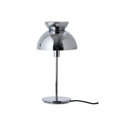 Immagine di FRANDSEN Lampada da tavolo Butterfly, interruttore, colore cromo
