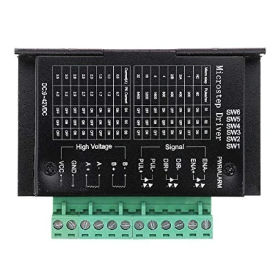 Immagine di DollaTek Driver CNC con Motore Passo Tb6600 4A 9 42V, Ibrido Due Assi Nema per