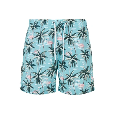 Immagine di Urban Classics Pattern Shorts da mare, Uomo, Taglia: 4XL, Tropical bird aop