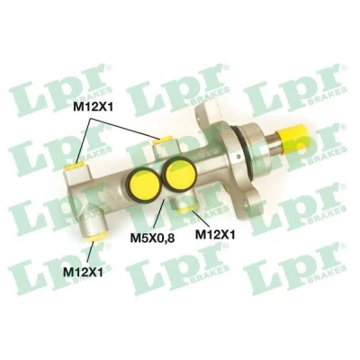 Immagine di LPR 1292 Pompa Freno 20,64mm Alluminio 12 X 1 (4) CITROËN: C3 I Hatchback, C2 Pluriel, PEUGEOT: 1007 Hatchback