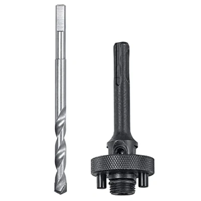 Immagine di kwb Attacco SDS Plus per sega a tazza Easy Cut 35 105 mm con filettatura 5/8&#039;&#039; 18 UNF inclusa punta di centraggio HSS