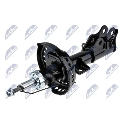 Immagine di NTY A HD 033 Ammortizzatore Assale anteriore Dx pressione del gas doppio tubo tipo McPherson Spina superiore, Collare inferiore