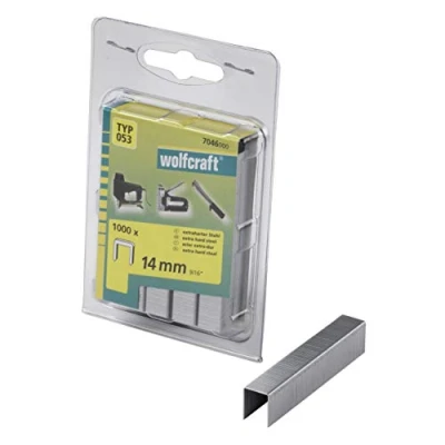 Immagine di Wolfcraft 7046000 Graffette spillatrice tipo 53 1000 pz. Dimensioni (L x L) 14 mm 11.2