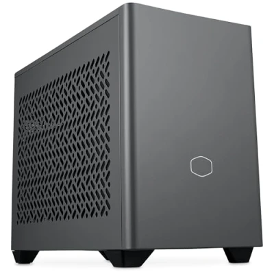 Immagine di Cooler Master NR200P MAX V2 Mini ITX SFF Case Dissipatore AIO 280mm, PSU SFX Gold ATX 3.0 850 W, Design Aggiornato, Supporto GPU Largo, Cavo Riser PCIe 4.0, USB 3.2 Gen 2x2 Type C Presa EU