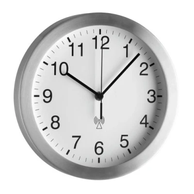 Immagine di TFA Dostmann 98.1091.02 Radiocontrollato Orologio da parete 25 cm x 4 Alluminio (opaco)