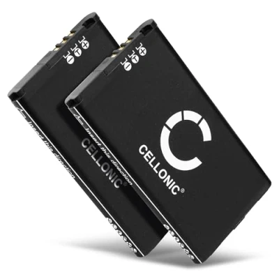 Immagine di CELLONIC 2X Batteria SPR 001, 003, A BPAA CO Compatibile con Nintendo 3DS XL/New XL Ricambio da 1800mAh per Controller Console Giochi palmare
