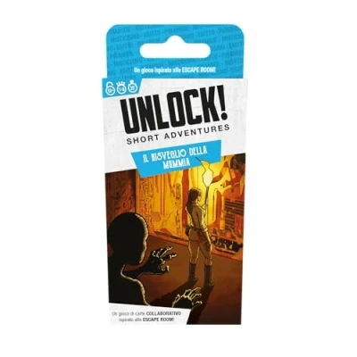Immagine di Asmodee Unlock! Short Adventures, Il Risveglio della Mummia Gioco da Tavolo con App, Escape Room, 1 6 Giocatori, 10+ Anni, Edizione in Italiano