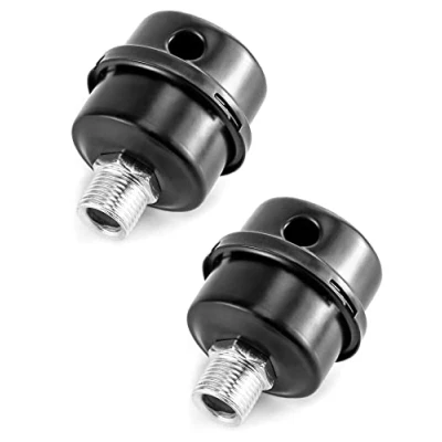 Immagine di QWORK® 2 PZ filtro silenziatore aria compressa , del di aspirazione compressore d&#039;aria metallo, 1/2 &quot; PT 20mm