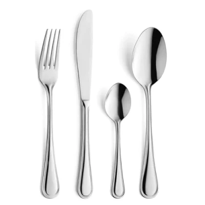 Immagine di Amefa 124200 af01 C40 héléna Servizio di Posate 24 Pezzi Cofanetto 6 Persone, Acciaio Inox, Finitura Lucida, 13,7 x 7 26,5 cm