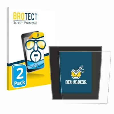 Immagine di brotect Pellicola Protettiva per Porsche Taycan 2021 Infotainment System Protezione Schermo (2 Pezzi) [Trasparente, Anti Impronte]