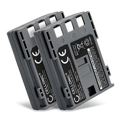 Immagine di CELLONIC 2X Batteria NB 2L 2LH BP 2L5 Compatibile con Canon EOS 400D, 350D, VIXIA HF R10, R100, HV40, MD101, PowerShot G7, G9, S70 700mAh 7.2V 7.4V