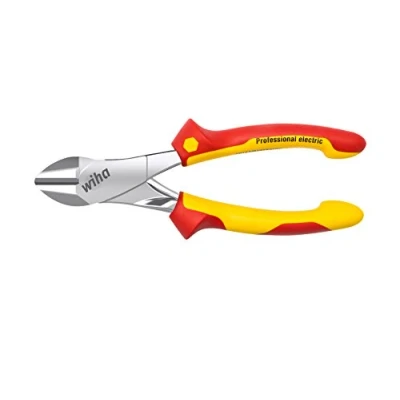 Immagine di Wiha Alicates de corte diagonal fuerza Professional electric con DynamicJoint® resorte apertura conectable y desconectable 200 mm, 8&quot; (41279)