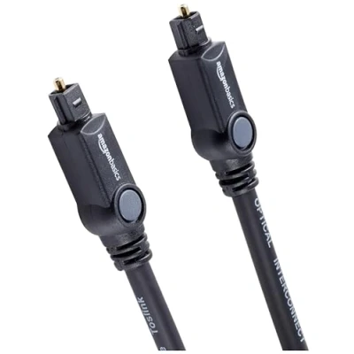 Immagine di Amazon Basics Cavo audio Optical digitale Toslink, 3 m, Nero