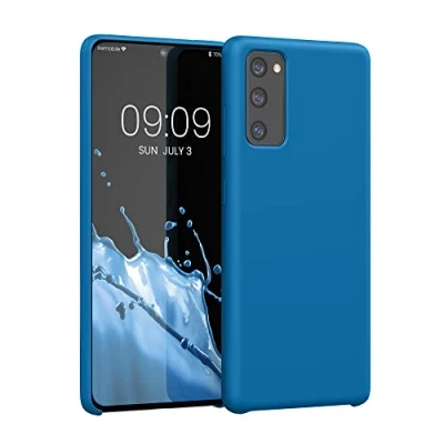 Immagine di kwmobile Custodia Compatibile con Samsung Galaxy S20 FE Cover Back Case per Smartphone in Silicone TPU Protezione Gommata blue reef