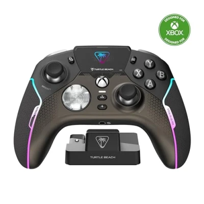Immagine di Turtle Beach Stealth Ultra Wireless Controller da Gioco con Dock di Ricarica Rapida, Corsa dei grilletti regolabile e Display Comando per Xbox Series XS, One PC [Licenza Ufficiale Xbox]