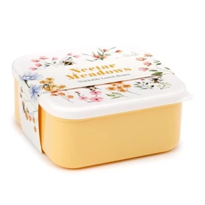 Immagine di Puckator Set di 3 Contenitori per Pranzo e Merenda, M/L/XL Api Nectar Meadows