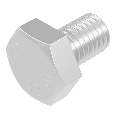 Immagine di SECCARO Viti a testa esagonale, M6 x 10 mm, in acciaio inox V2A VA A2, DIN 933/ISO 4017, esagonali esterni, 20 pezzi