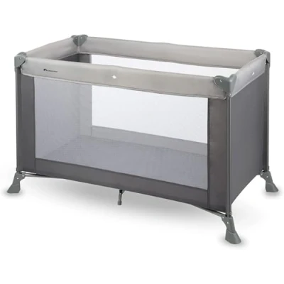 Immagine di Bebeconfort Soft Dreams Lettino per bambini 0 3 Anni (0 15 kg), Culla da Campeggio con Materasso incluso in fibra di legno e schiuma (60x120 cm), Pieghevole, Borsa trasporto, Grey Mist