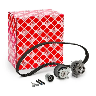 Immagine di FEBI BILSTEIN 176589 pompa acqua + Kit Cinghia Distribuzione con 120 VOLKSWAGEN: Transporter 5 Bus, Golf 5, Passat B6 Variant