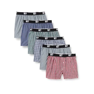 Immagine di Lower East LE215, Boxer Americani Uomo, Multicolore (Classico A Quadri), S