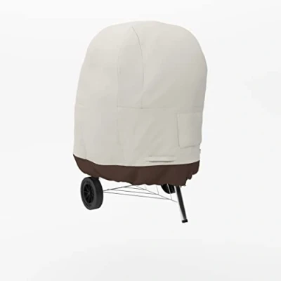 Immagine di Amazon Basics Copertura per barbecue a cupola, Bianco