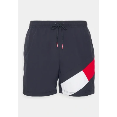 Immagine di Tommy Hilfiger Drawstring Shorts da mare, Uomo, Taglia: Small, Black